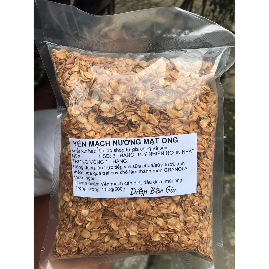 Yến mạch nướng mật ong 100g