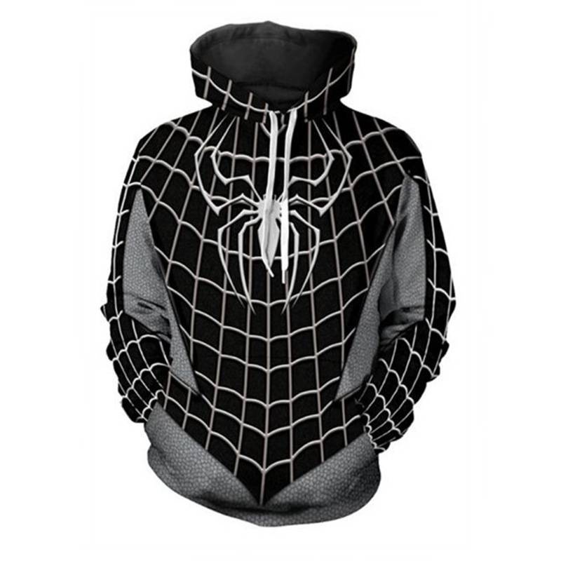 Áo hoodie tay dài dáng rộng in họa tiết Spider-Man No Way Home trẻ trung năng động
