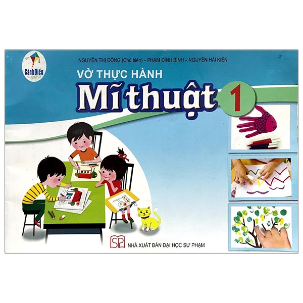 Sách - Vở thực hành Mĩ Thuật lớp 1 Cánh Diều + bán kèm 1 cuốn tô màu 15k