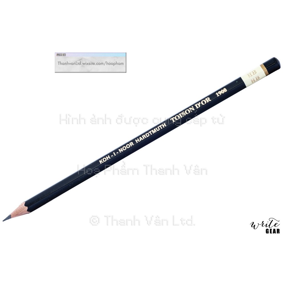 Bút Chì Tiệp KOH Đen 1900  HB - 8B Bán Lẻ Chính Hãng Koh-I-Noor