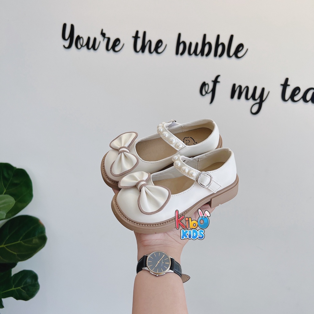 Giày Búp Bê Da Mềm Kiểu Dáng Đáng Yêu Cho Bé Gái  2-16 Tuổi BB447