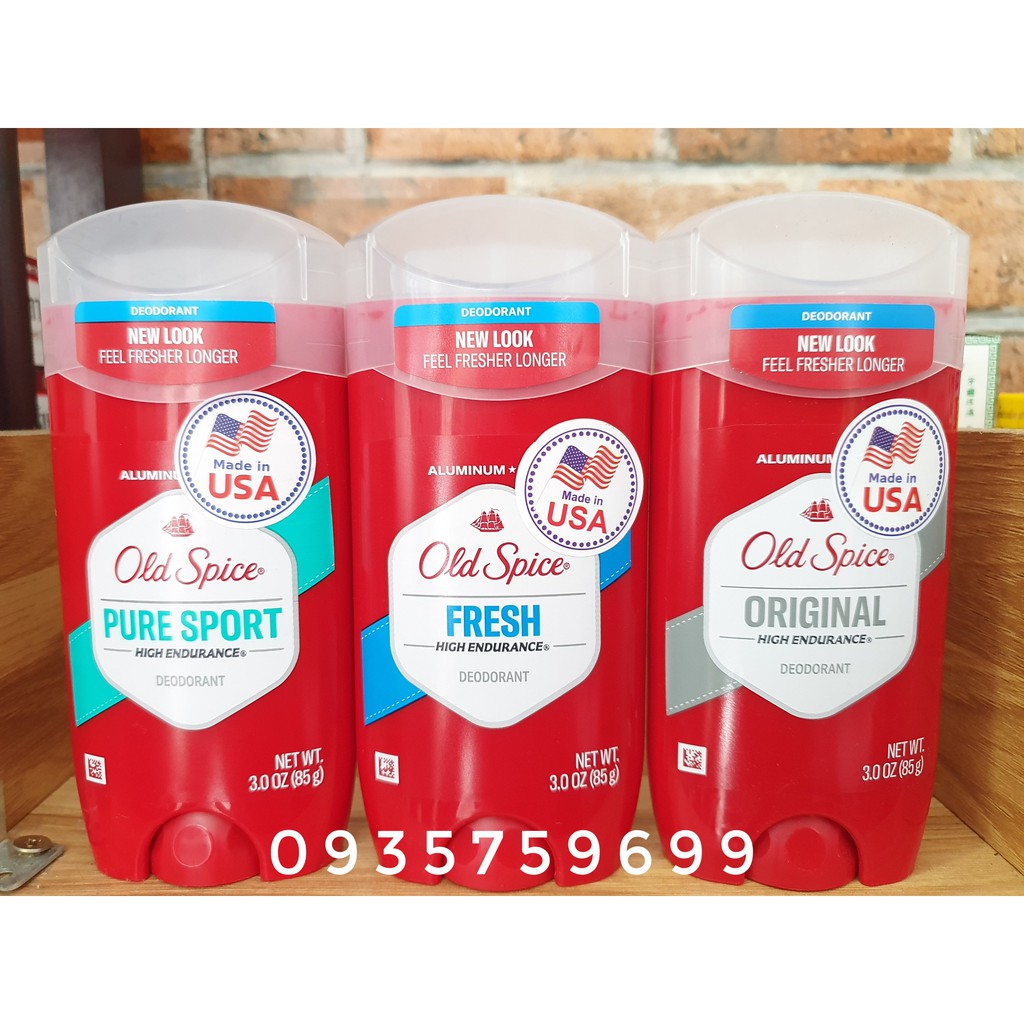 Lăn khử mùi Old Spice CÁC MÙI HƯƠNG - Mỹ - 85g