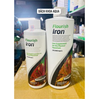 Phân nước Seachem Flourish Iron 250ml và 500ml - Bổ sung Sắt cho cây thủy sinh lên màu đẹp