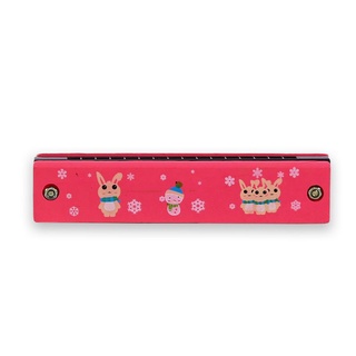 Kèn Harmonica đồ chơi 24 lỗ bằng gỗ cho bé