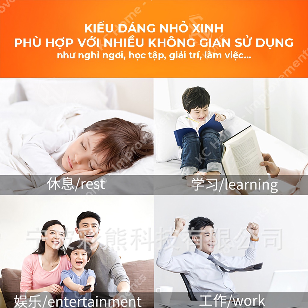 Quạt Sưởi Điện 2 Bóng Camel., NSB-60, 600W, BH 06 Tháng, KC Home