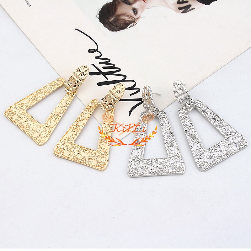 Bông tai hình tam giác phong cách cổ điển độc đáo cho nữ