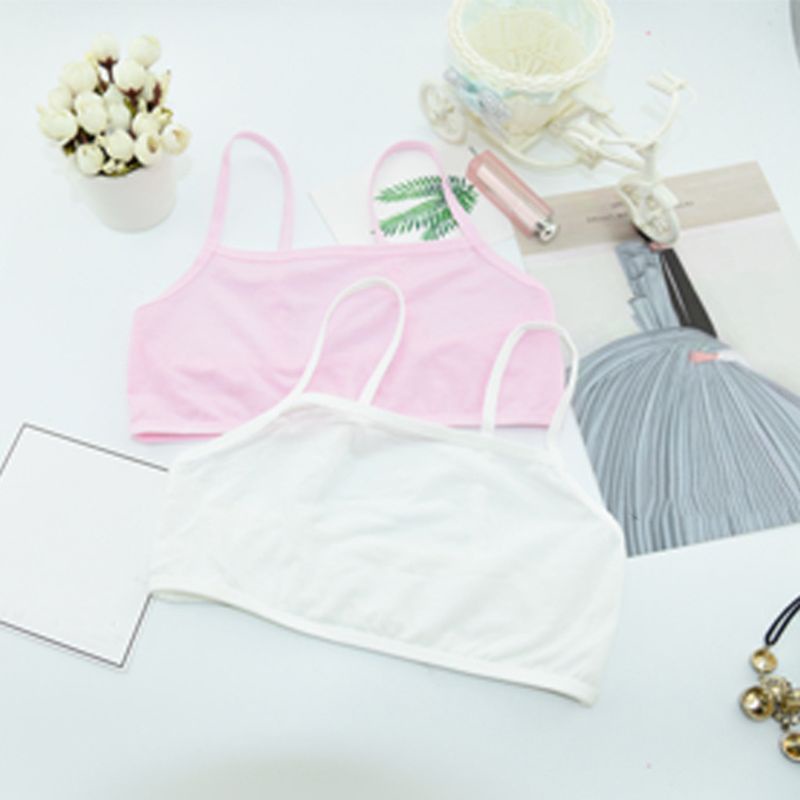 Áo Ngực Cotton Màu Trơn Cho Nữ Sinh Tuổi Teen