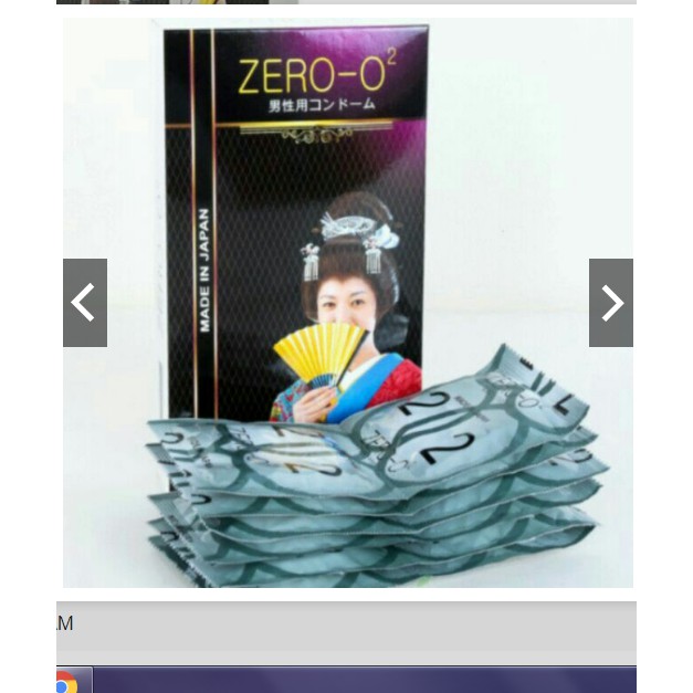 Bao cao su Zero - O2 Siêu mỏng, Siêu trơn - Hộp 12pcs Chính hãng nhập khẩu nhật bản 100%
