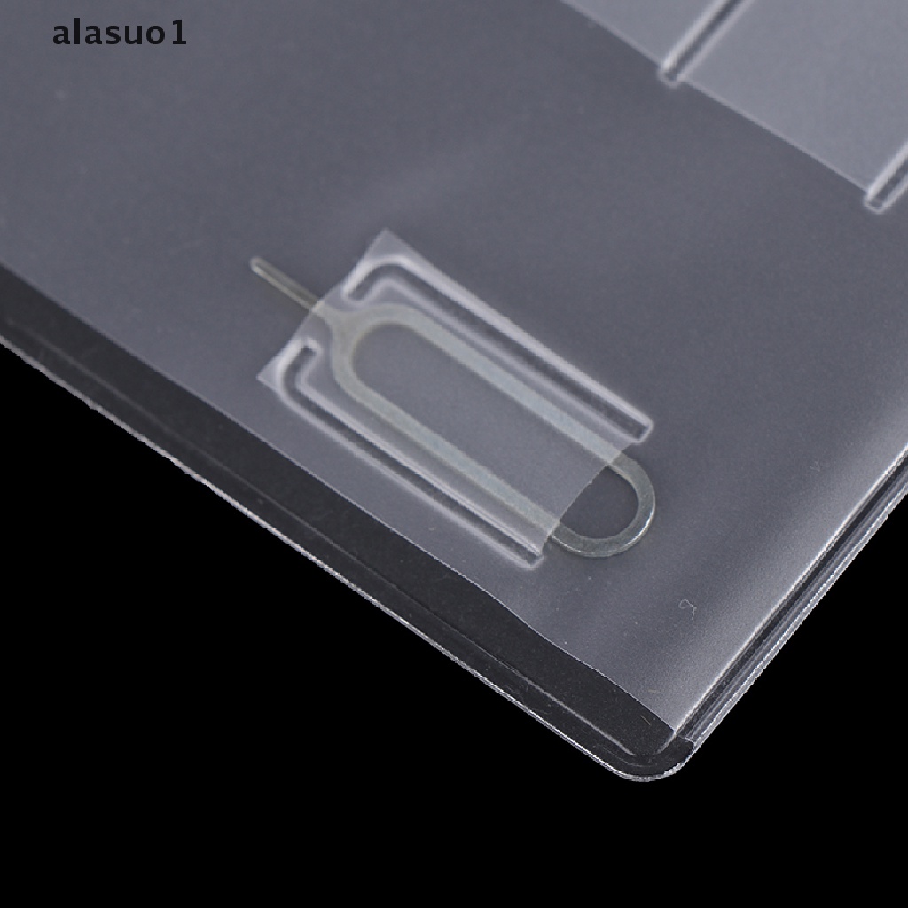 Set 5 Túi Đựng Thẻ Nhớ 6 Sim Trong Suốt Thông Dụng