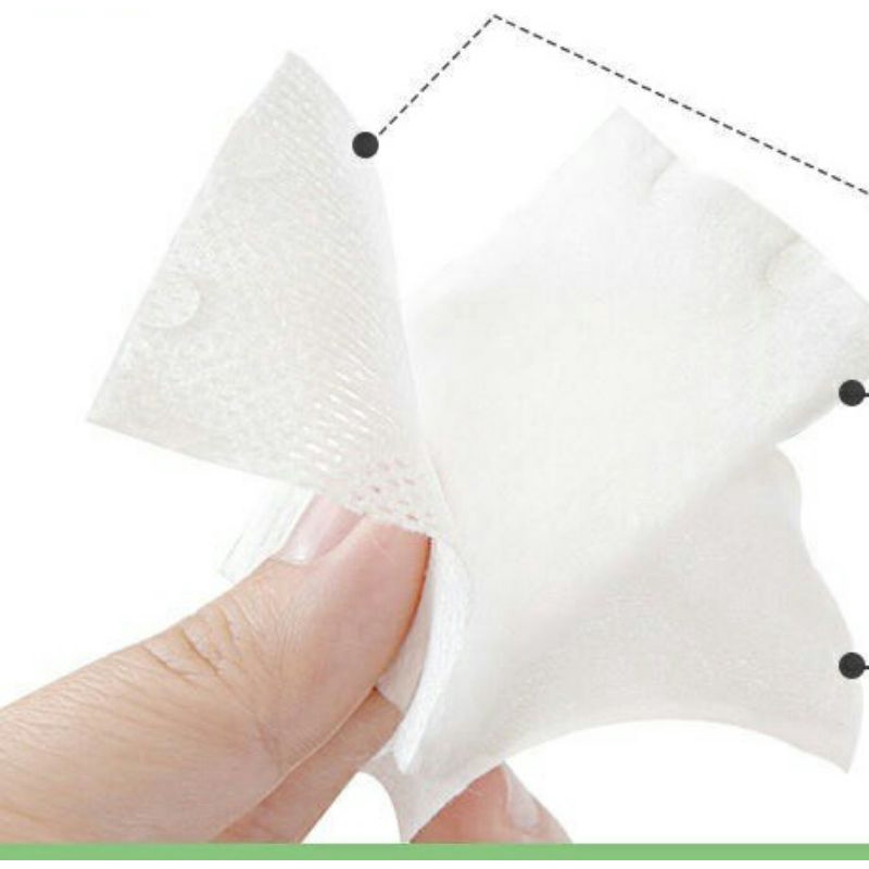 Bông Tẩy Trang 200 Miếng Uli Xanh Lá JY-328