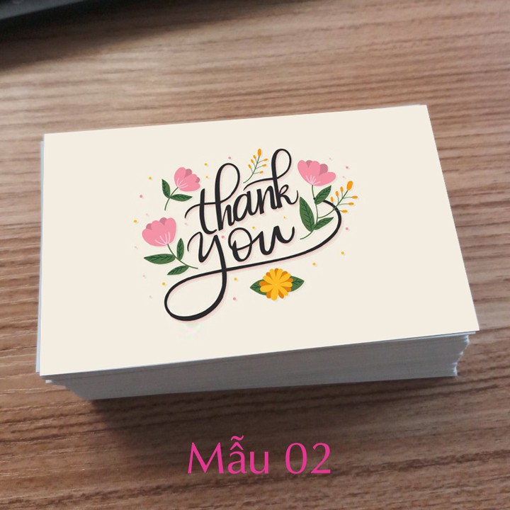 Thẻ Thank You MS02 (100 tấm)