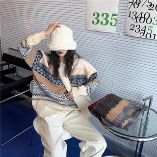 Áo Len Thổ Cẩm Họa Tiết Giữ Ấm, Labibi