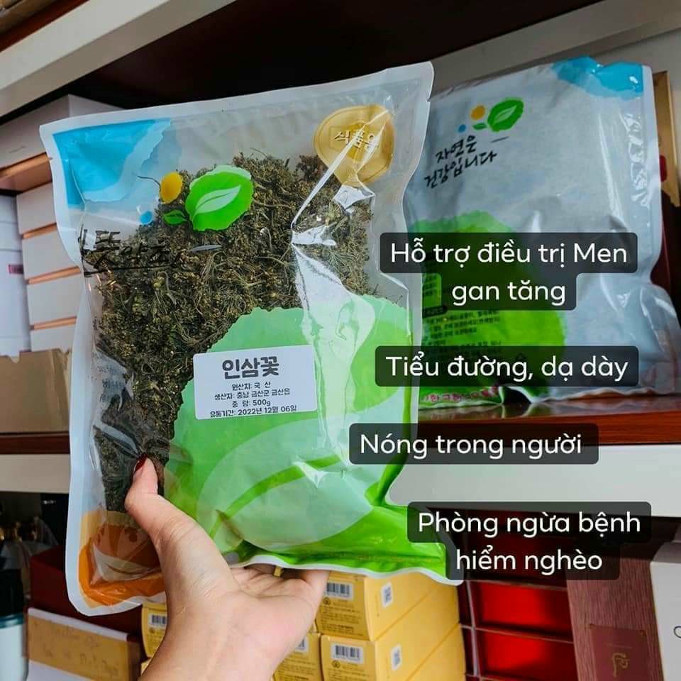 TRÀ HOA SÂM KHÔ HÀN QUỐC, GÓI 500gr 👉Xuất xứ: Hàn quốc  Hạn sử dụng: 2024 | BigBuy360 - bigbuy360.vn