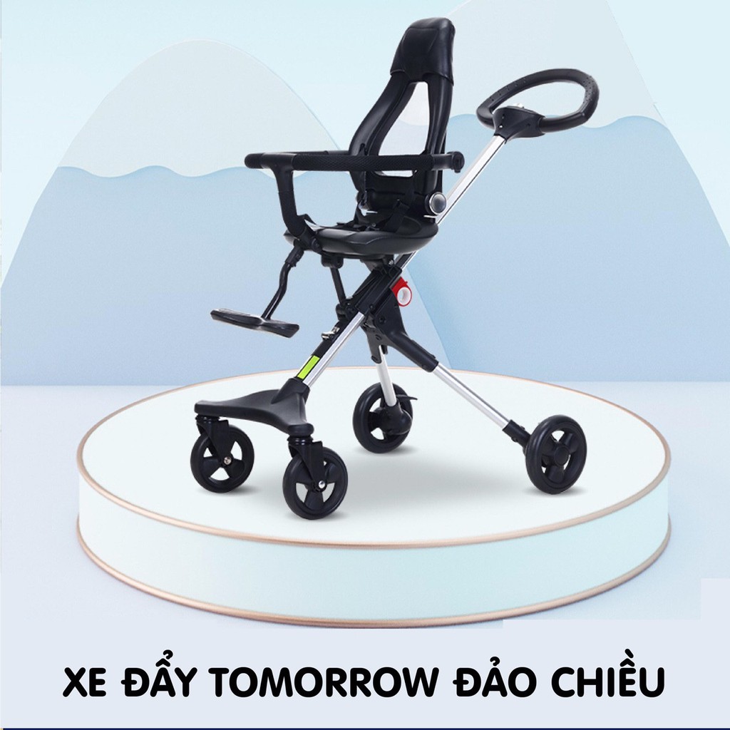 [Mã FMCGSALE24 giảm 8% đơn 500K] [HaoBaby Shop] Xe Đẩy Du Lịch Đảo Chiều Tomorrow cho bé, gấp gọn đa năng thông minh