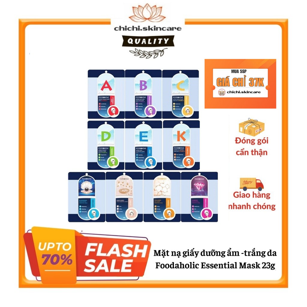 [Mã SKAMLTSW11 giảm 10% đơn 99K] [sẵn] Mặt nạ FOODAHOLIC 23g