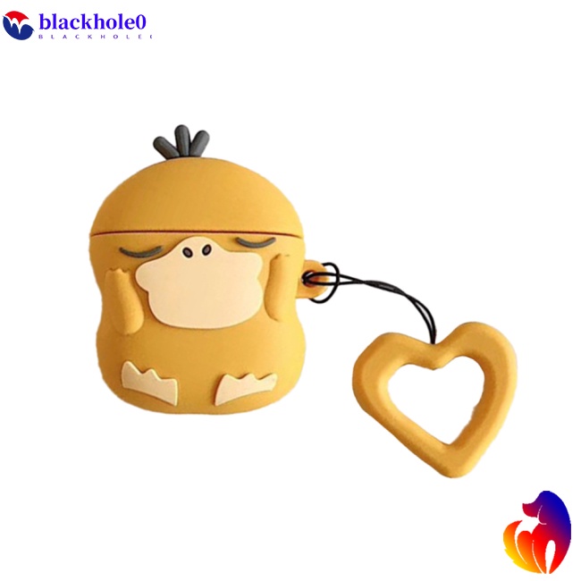 BH 3d Hearphone Case Cute Cartoon Duck Silicone Protective Case Compatible For Airpods 1/2 Universal Pokemon Shockproof