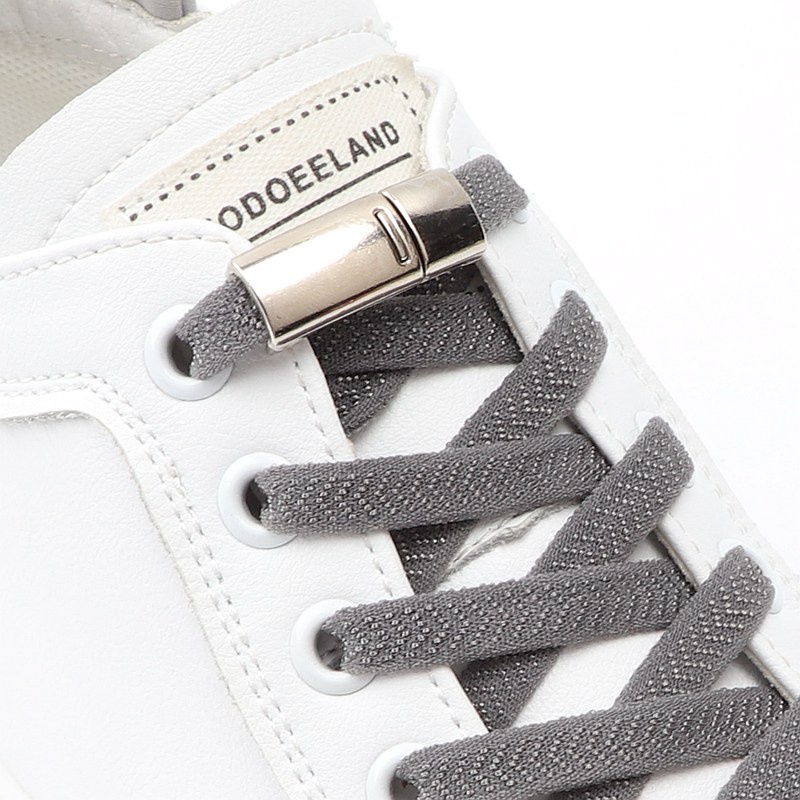 1 Cặp Dây Giày Co Giãn Không Cần Buộc Một Kích Thước Phù Hợp Với Mọi Loại Giày