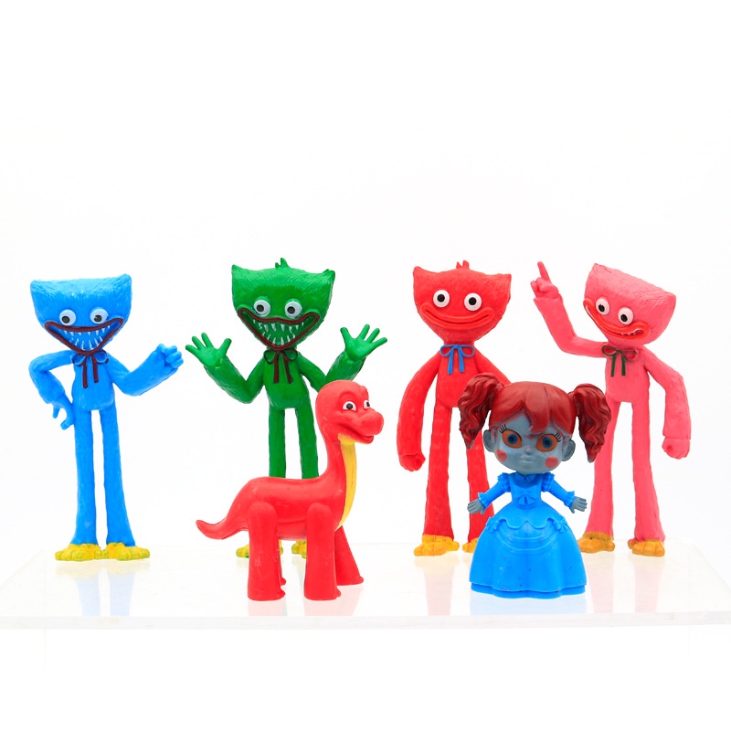 Đồ chơi mô hình ZHANQI TOYS mô phỏng nhân vật Huggy Wuggy trong game Poppy Playtime