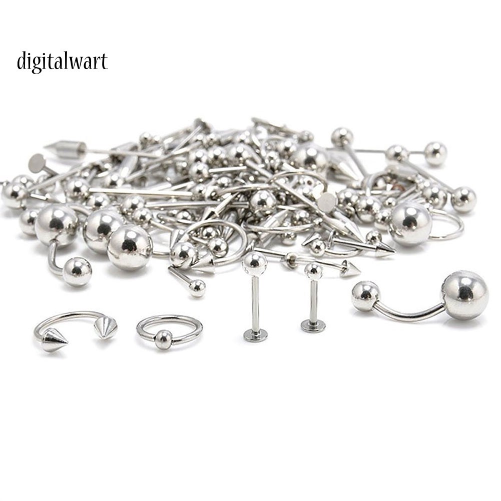 Set 15 / 60 / 85 Khuyên Xỏ Cơ Thể Thời Trang Cá Tính