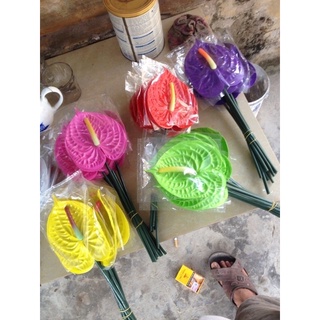 Lá hồng môn giả