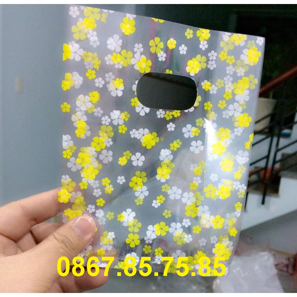 100G Túi Xốp PP Trong In Hoa Tiết Đẹp, Túi Đựng Mỹ Phẩm, Quần Áo Bao Đẹp, Bao Bì Thương Nguyễn