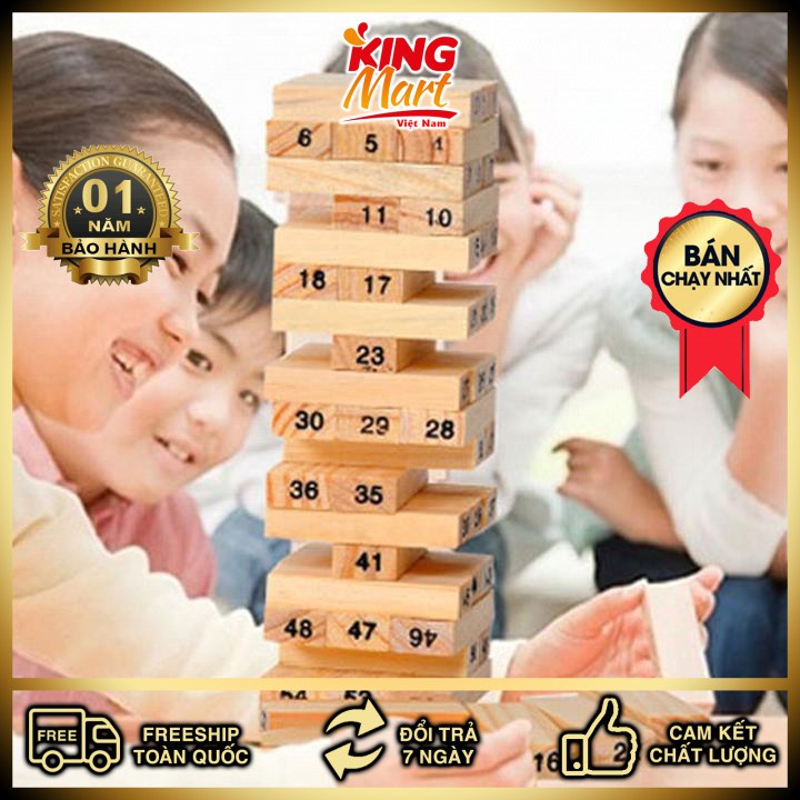 Combo 3 Đồ chơi rút gỗ thông minh giúp trẻ sáng tạo(Kingmart68)