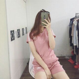 Bộ cotton thể thao adidas