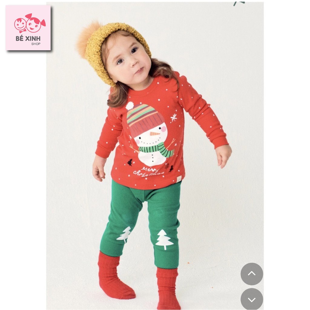 Áo quần bộ đồ noel giáng sinh cho bé trai bé gái Minky Mom [Chuẩn 100% cotton] Quần áo đồ ông già noel giáng sinh trẻ em