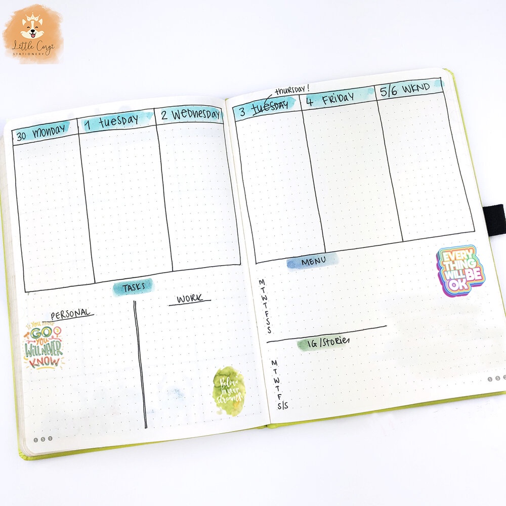 Set 20 hình dán sticker chữ viết tay calligraphy handwriting dễ thương trang trí sổ tay, toploader, máy tính