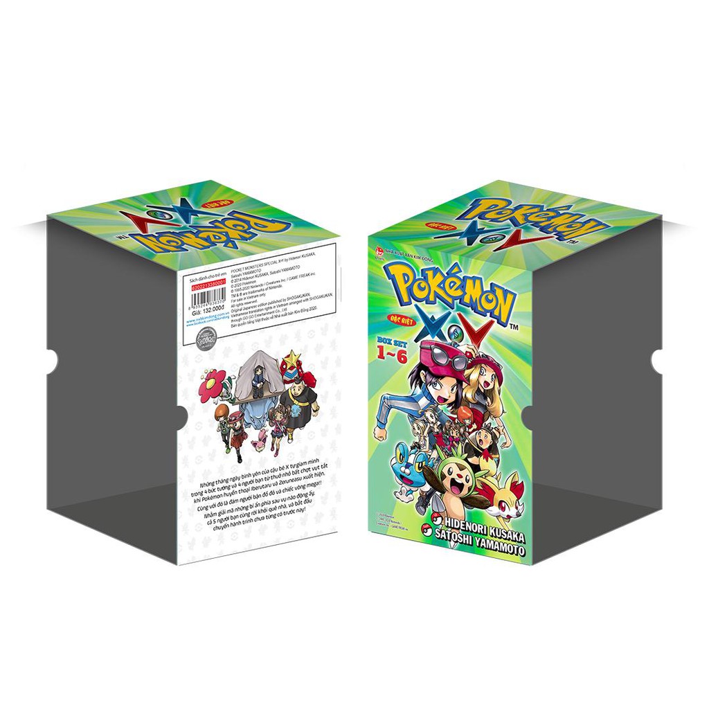 Truyện tranh - Box Set POKÉMON ĐẶC BIỆT X-Y Set Manga (Bộ 6 Tập) - Tặng Kèm Poster