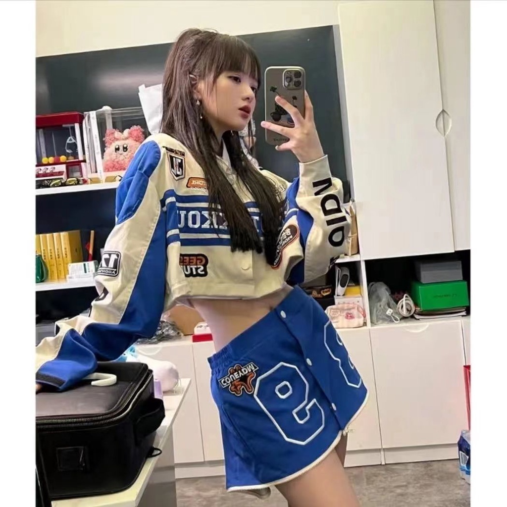 Áo In Chữ Phong Cách Retro Mỹ