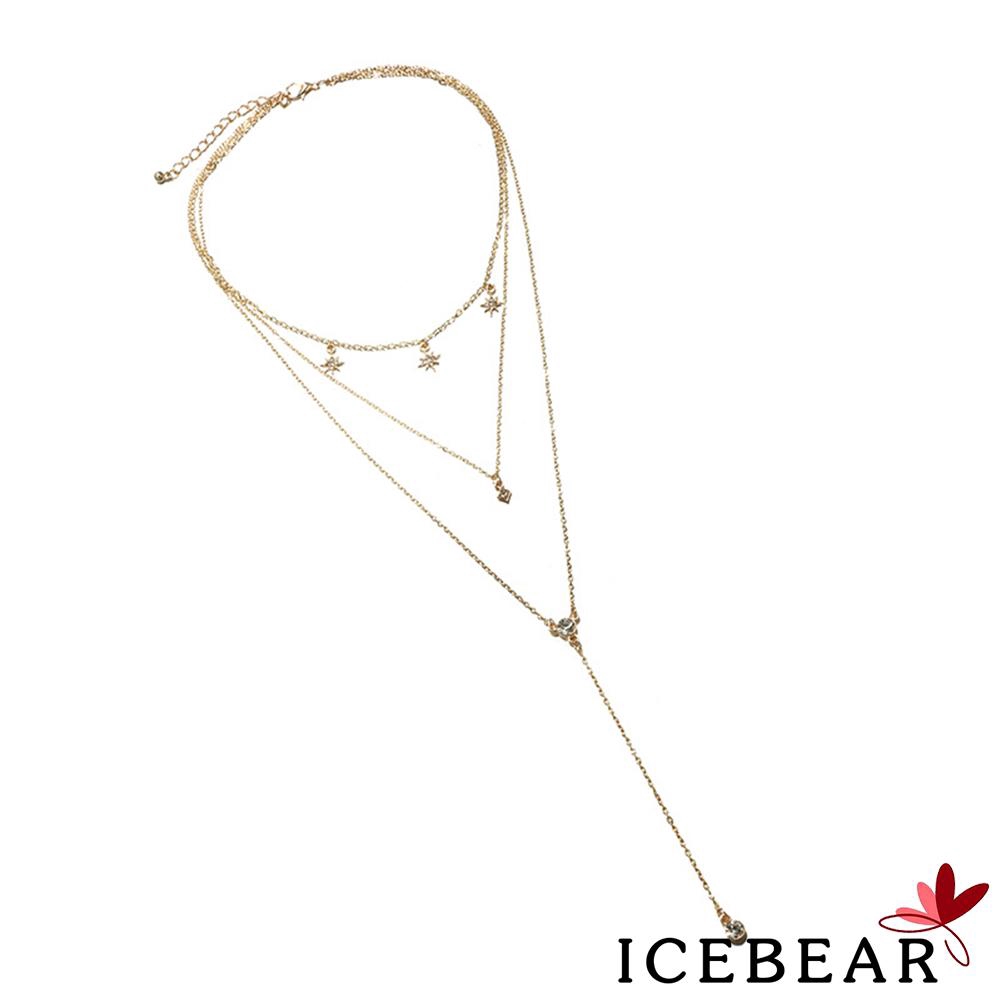 Dây Chuyền Nhiều Lớp Mặt Ngôi Sao Thời Trang Cho Nữ