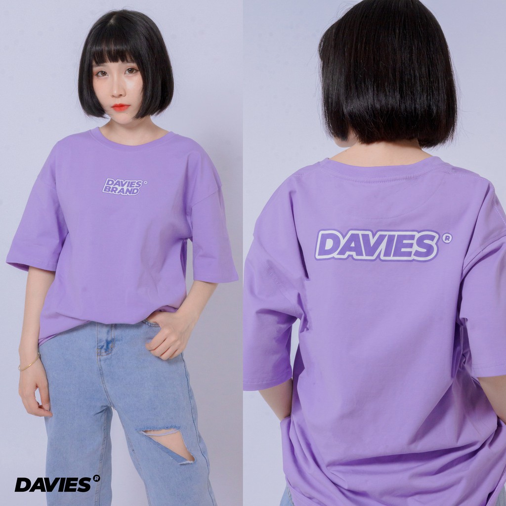 Áo thun nữ form rộng tay lỡ oversize DAVIES SS3 Tee Cotton 100% Local Brand.