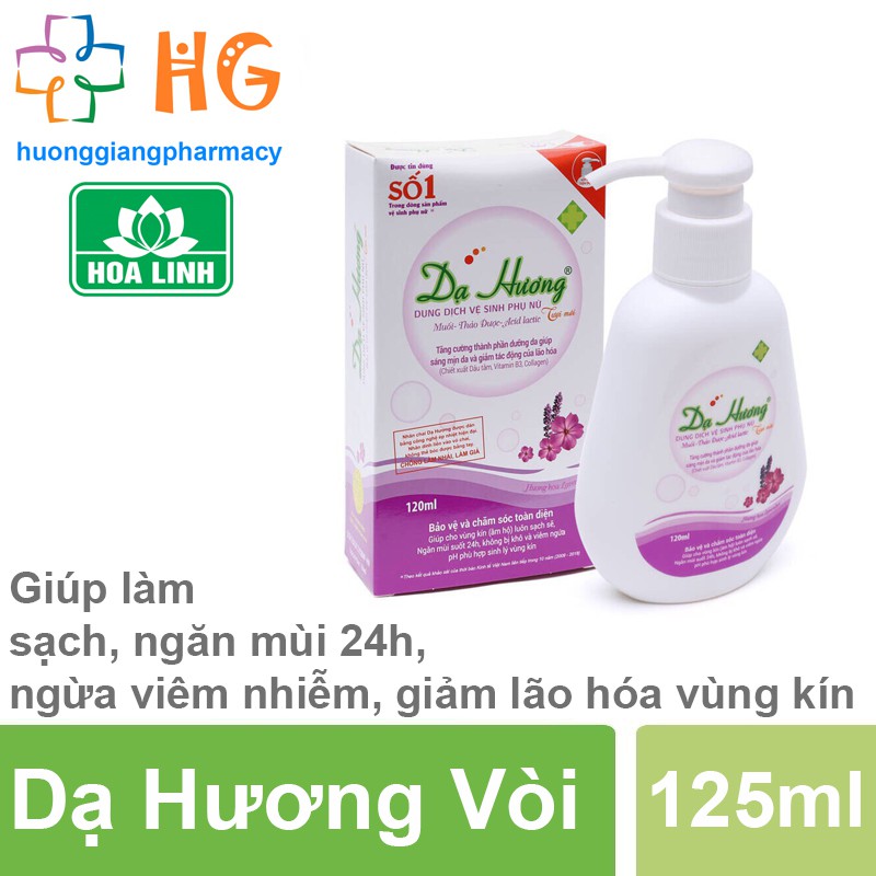 Dùng dịch vệ sinh phụ nữ Dạ Hương (Chai 100ml)