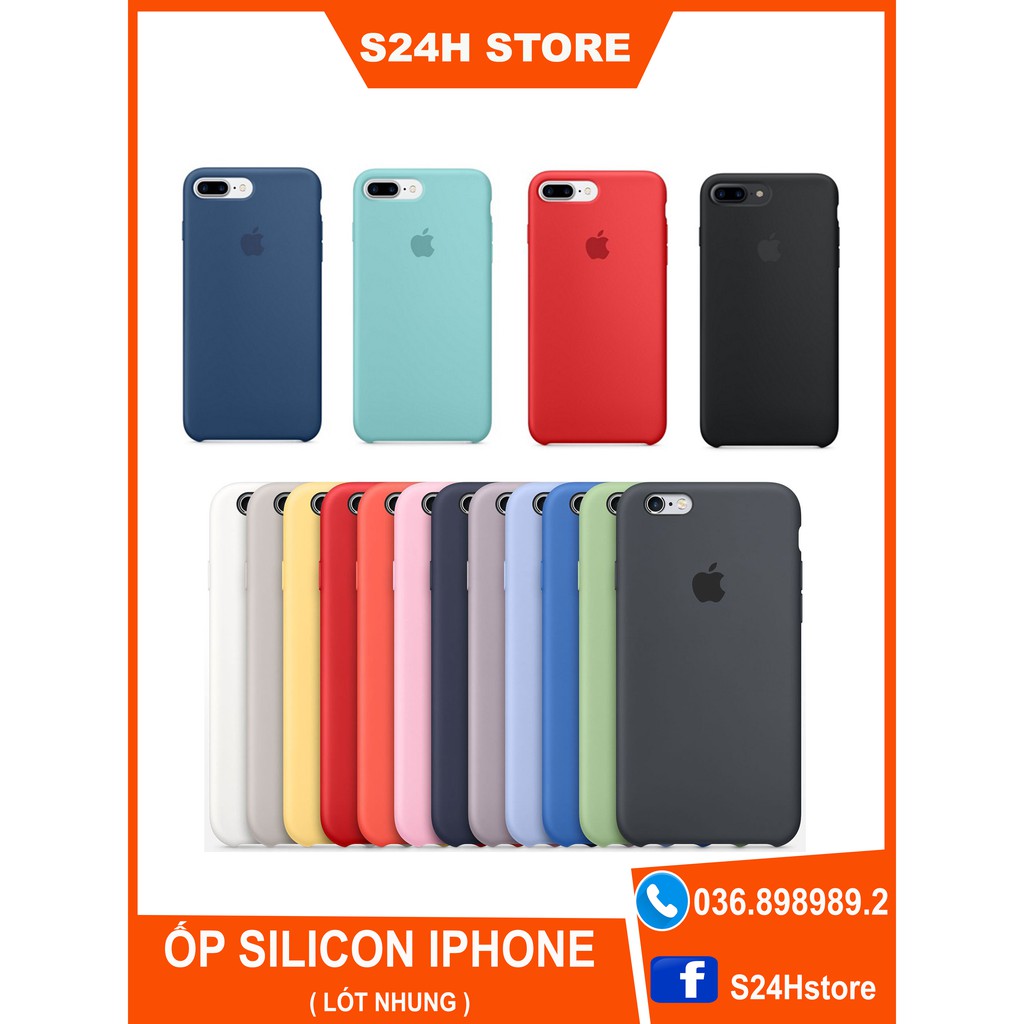 SIÊU RẺ Ốp APPLE silicon case iphone 6 7 8 x