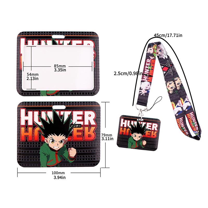 Tmdbyx Dây Đeo Cổ Đựng Thẻ ID In Hình HUNTER x HUNTER