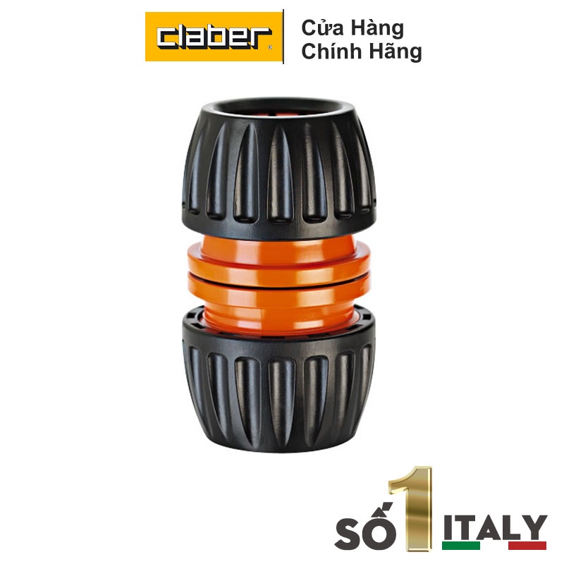 Khớp Nối Ống Nước mềm đa năng  Claber 8564 Universal kết nối 3 cỡ ống 12-15-19mm, nhựa ABS