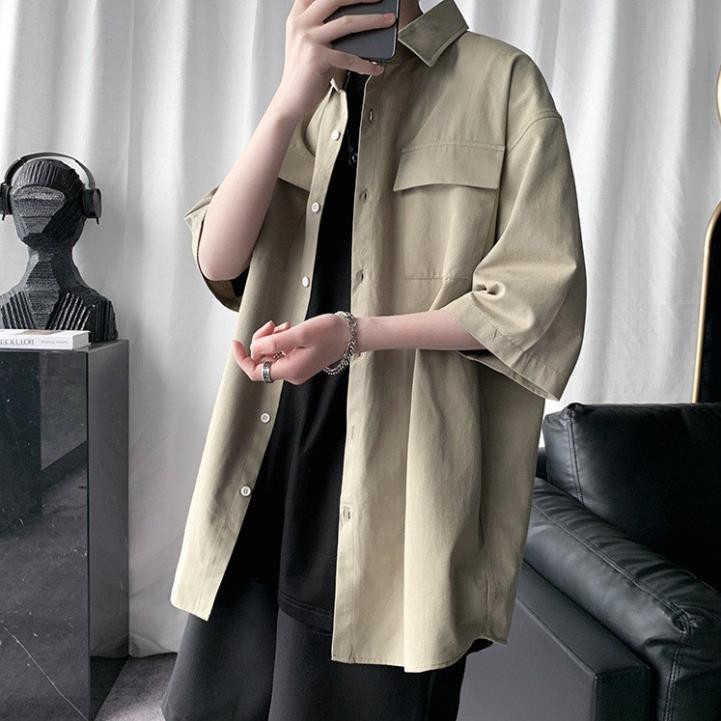 Áo sơ mi nam bigsize từ 3XL đến 5XL (90kg, 100kg, tối đa 145kg), sơmi tay lỡ size lớn nam nữ | BigBuy360 - bigbuy360.vn