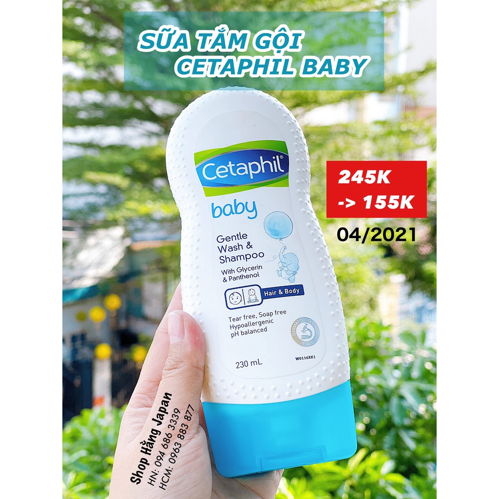 CETAPHIL DÒNG SẢN PHẨM ORGANIC AN TOÀN CHO BÉ