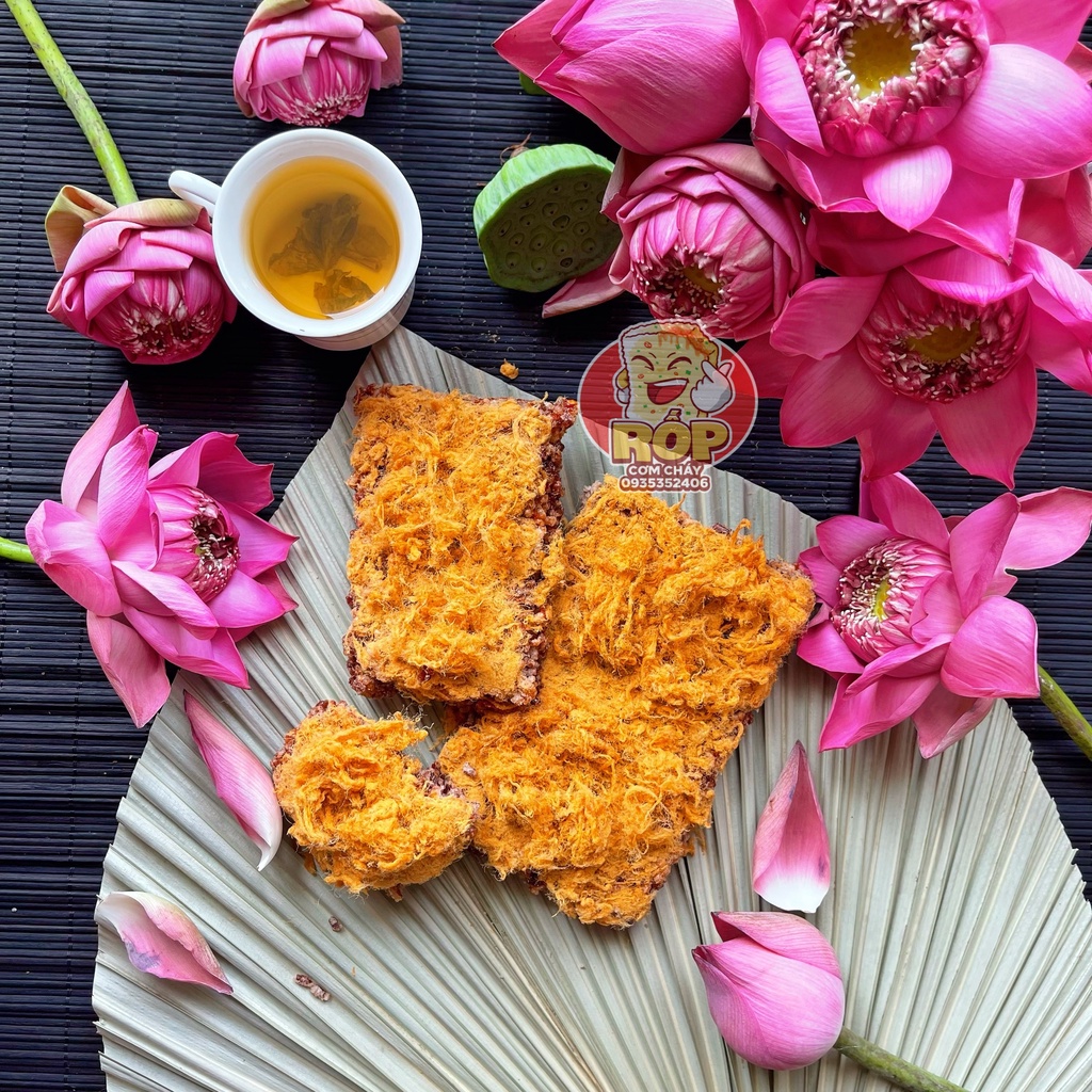 Cơm Cháy Rốp gạo lứt chà bông loại 250 gram