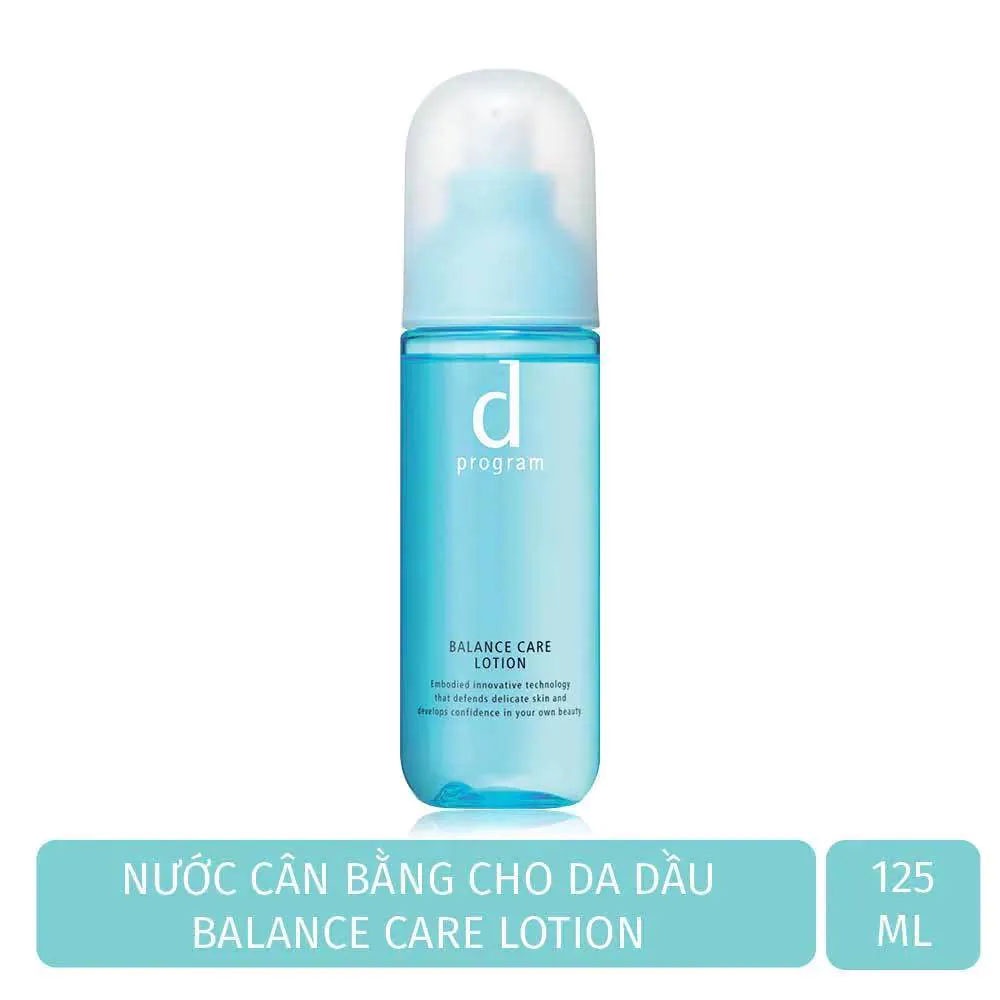 Nước Cân Bằng D Program Cho Da Dầu &amp; Hỗn Hợp Nhạy Cảm Balance Care Lotion 125ml