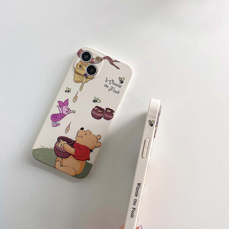 Ốp điện thoại Tpu silicon họa tiết gấu chống va đập cho iPhone 11 12 13 Pro Max 6 6S 7 8 Plus X XS XR XSMAX
