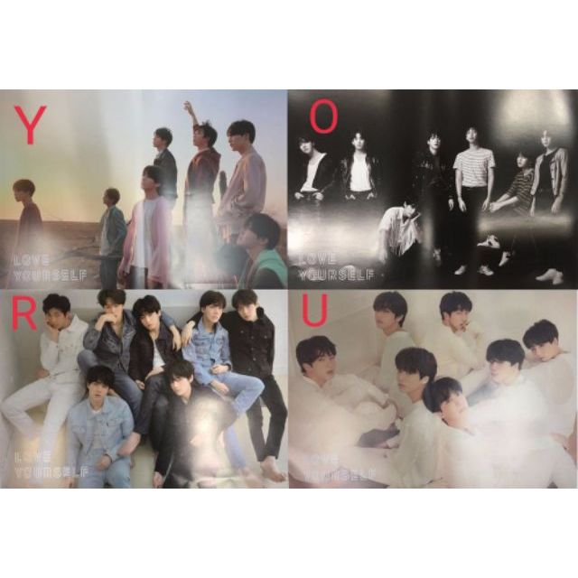 Poster ảnh treo tường BTS Map7, Persona, Love Yourself Answer, Tear, Her, Persona