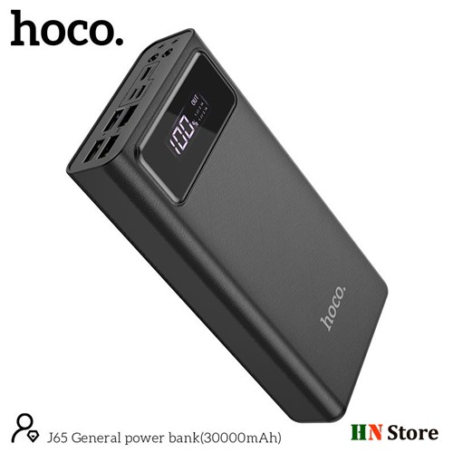 Pin Sạc Dự Phòng Dung Lượng Lớn 30000mAh Hoco J65 hỗ trợ 4 cổng USB