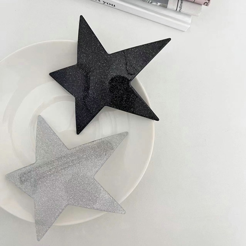 Kẹp Tóc Hình Ngôi Sao Năm Cánh Đính Đá Lấp Lánh Thời Trang Cho Nữ Y2K dreamdiary