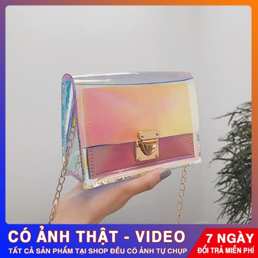 Túi xách đeo chéo đeo vai nữ đẹp, chất liệu nhựa, form túi chuẩn, phù hợp đi làm, đi chơi, dạo phố TX007