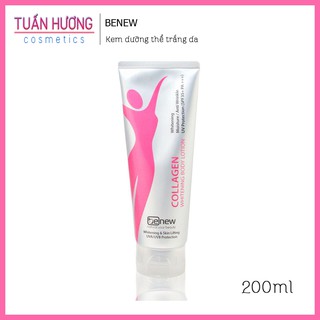 Kem Dưỡng Thể Trắng Da Toàn Thân Benew Collagen Whitening Body Lotion 200ml Hàn Quốc Chính Hãng