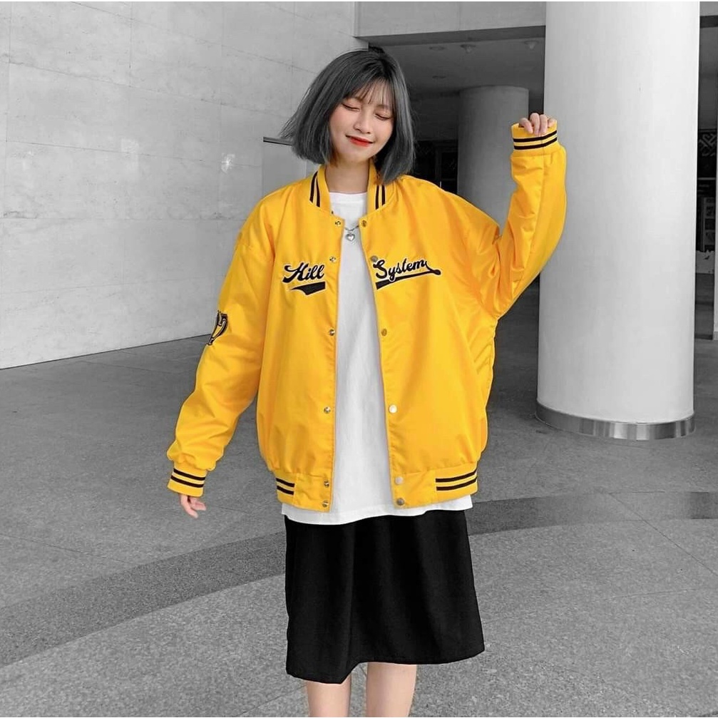Áo Khoác Dù Kiểu Bomber Logo Kill System Cho Nam Nữ - La mode
