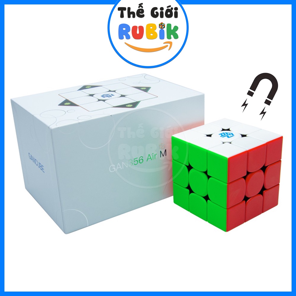 Rubik 3x3 Gan 356 Air M Có Sẵn Nam Châm | Air Master 2019 | Thế Giới Rubik