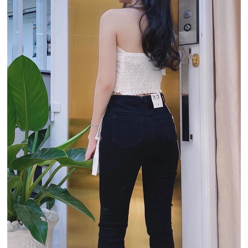 Áo Crop Lệch Vai Kiểu Thái Thần Thánh Siêu Đẹp